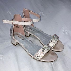 Rhinestone Girls Dress Shoes